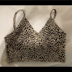 Brandy Melville leopard top (one size)